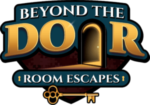 BEYOND THE DOOR ROOM ESCAPES_LOGO Beyond the Door Room Escapes logo.